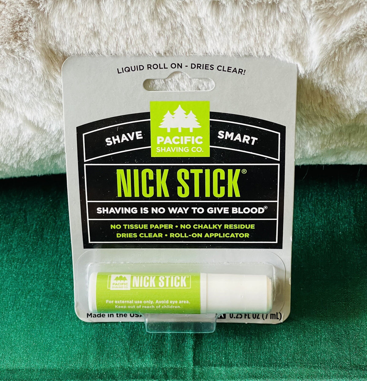 Pacific Shaving Co. Nick Stick 0.25oz., Dries Clear, NEW