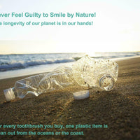 Eco Friendly Bamboo Toothbrush Natural Biodegradable Wood Medium Bristles Adult